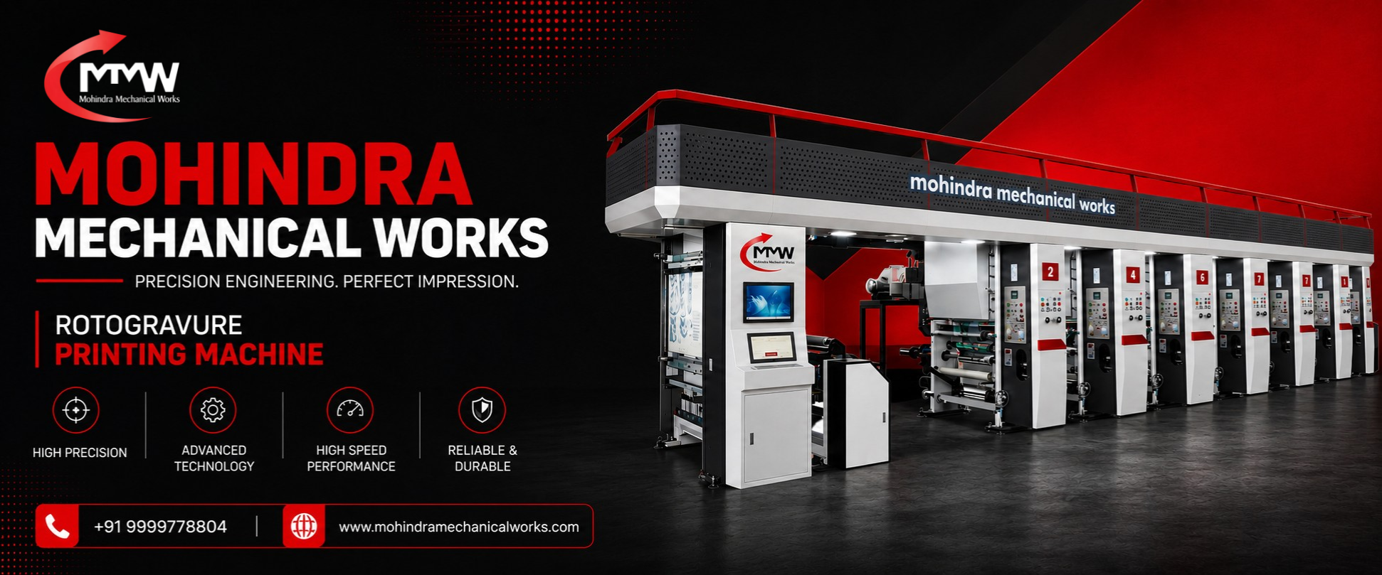 Mohindra high-speed industrial machinery
